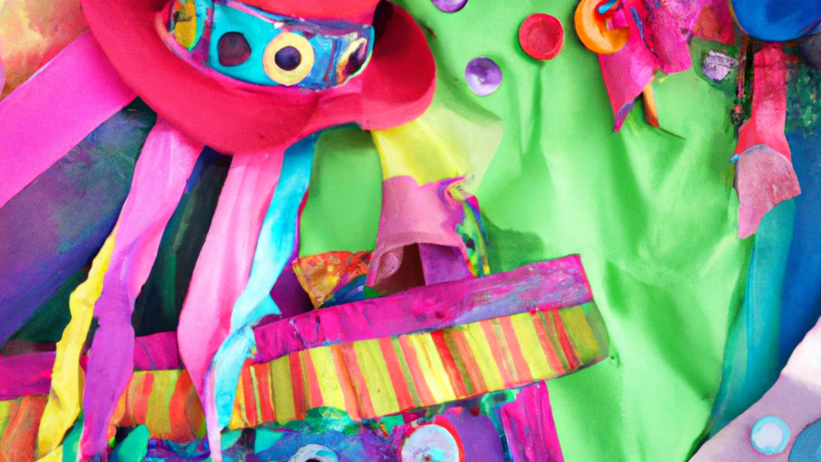 complementos de carnaval con materiales reciclados